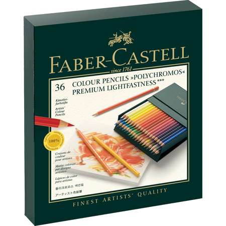 Карандаши цветные FABER CASTELL художественные Polychromos 36 цветов