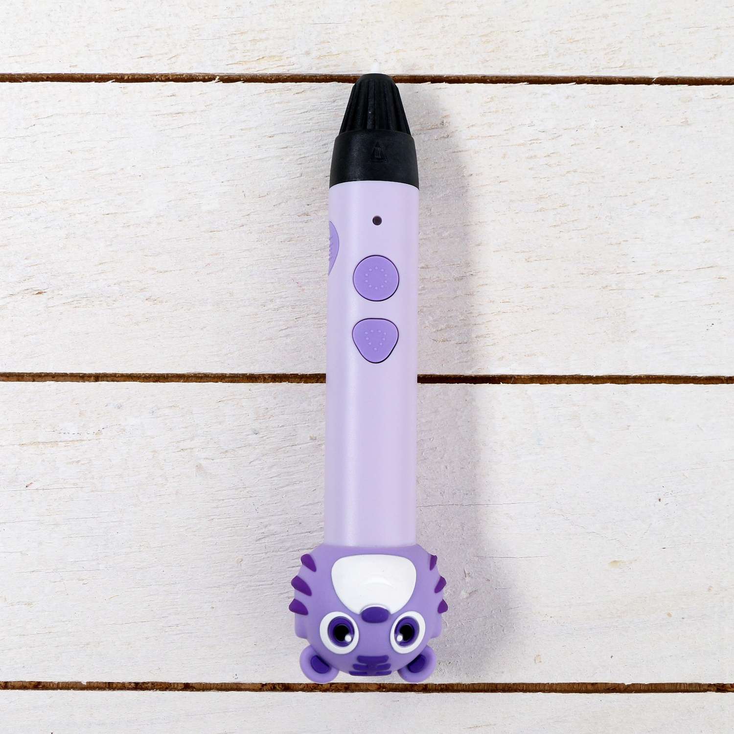 3D ручка Sima-Land Тигрёнок работа с пластиком PLA USB кабель питания фиолетовая - фото 4