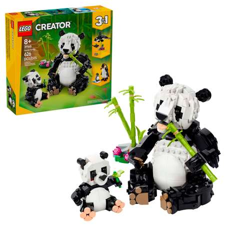 Конструктор детский LEGO Creator 3-in-1 Дикие животные: Семья Панд