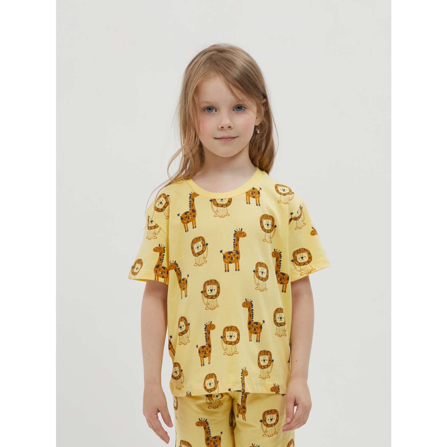 Пижама ISSHOP пижама желтая с шортами - фото 8
