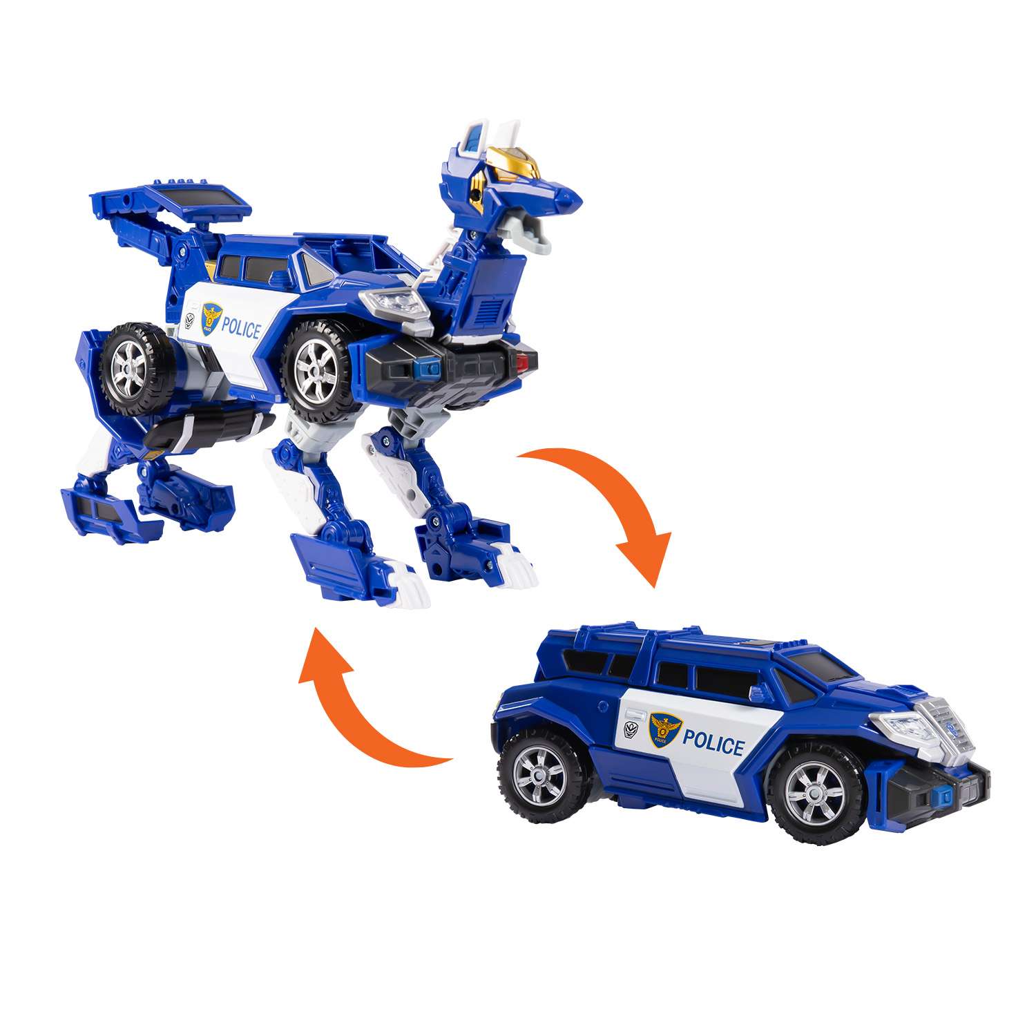 Игрушка Hello Carbot True Police Трансформер 21см S2 42890 - фото 9