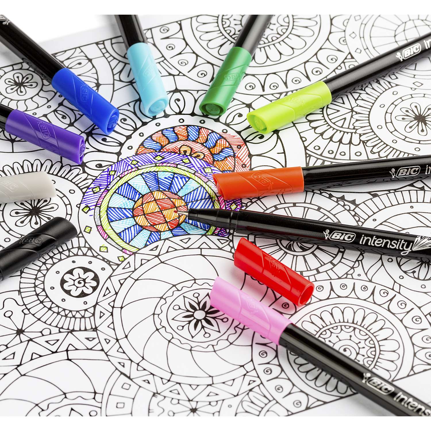 Ручка капиллярная BIC Интенсити 6цветов 950444 - фото 6