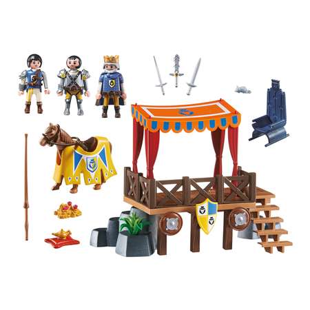 Конструктор Playmobil Супер4 .Королевская Трибуна с Алексом