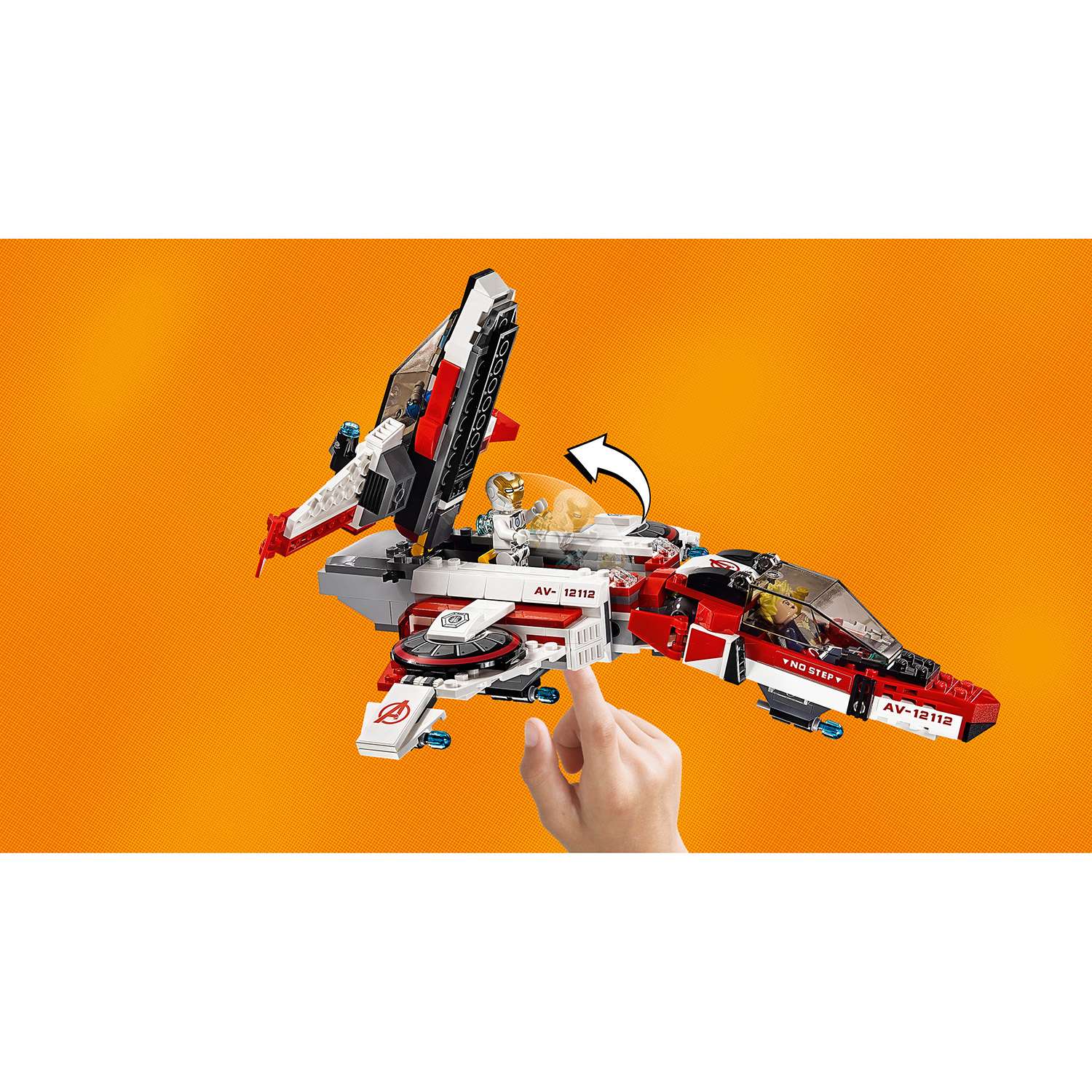 Конструктор LEGO Super Heroes Реактивный самолёт Мстителей: космическая миссия (76049) - фото 9