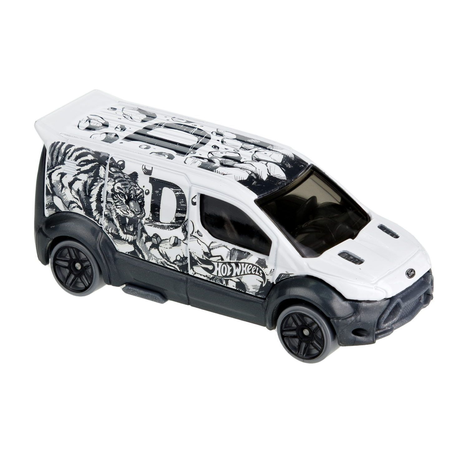 Машинка Hot Wheels Ford Transit Connect серия HW art cars 62919 - фото 6