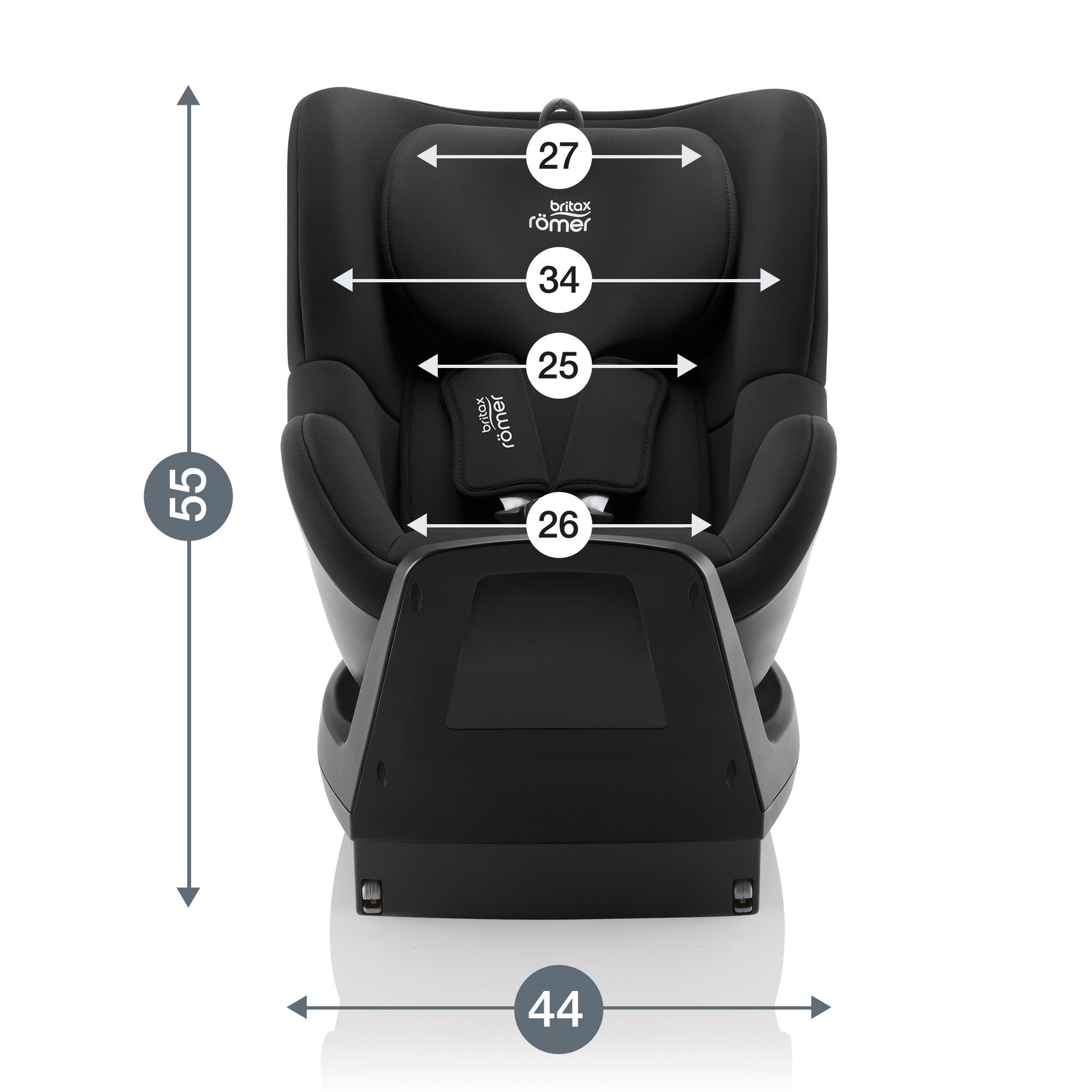 Детское автокресло Britax Roemer Dualfix M PLUS Space Black для детей с 3 месяцев до 4 лет - фото 9