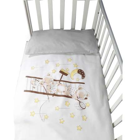 Комплект Babyton детского постельного белья Luna (Луна) Бежевый