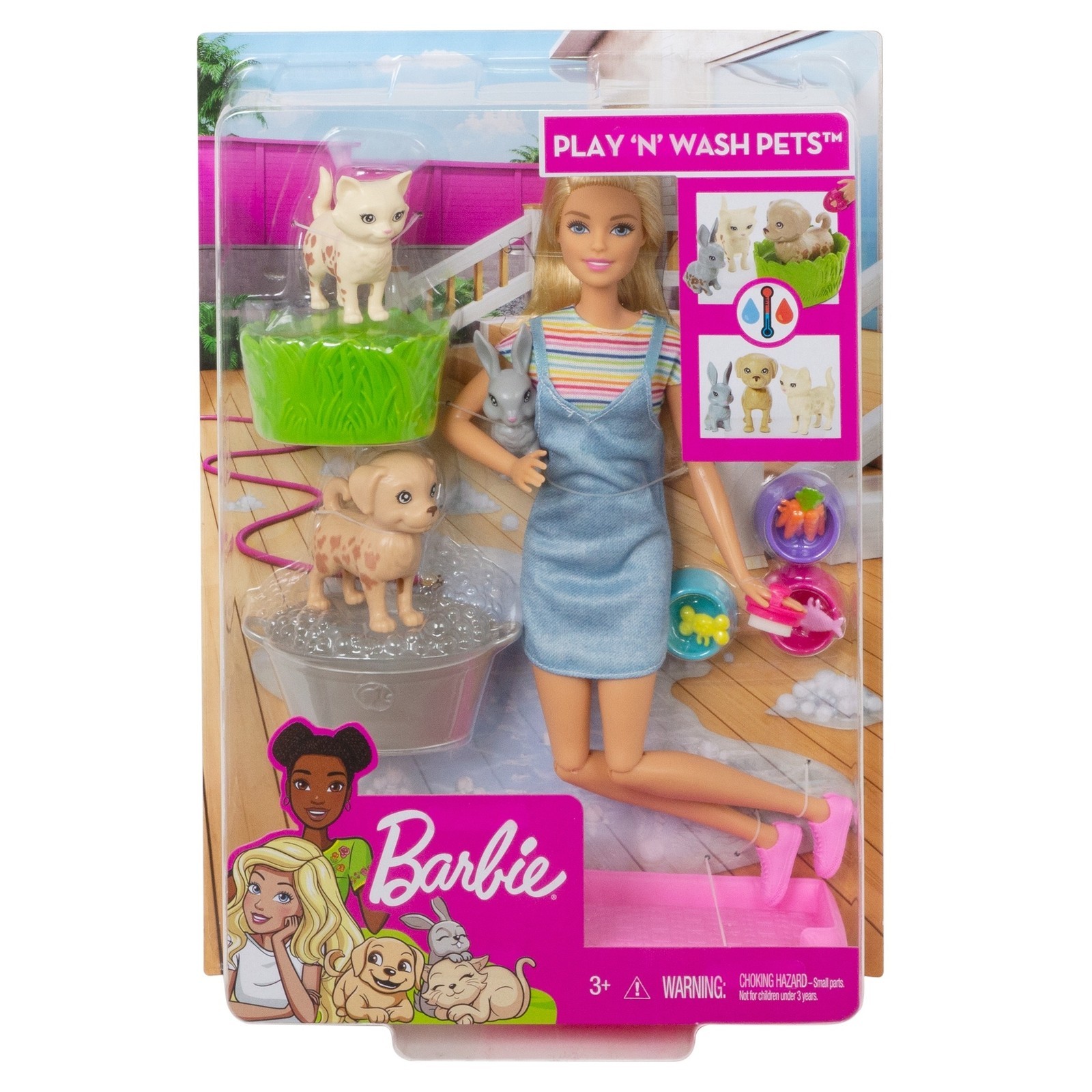 Набор игровой Barbie и домашние питомцы FXH11 купить по цене 599 ₽ в  интернет-магазине Детский мир