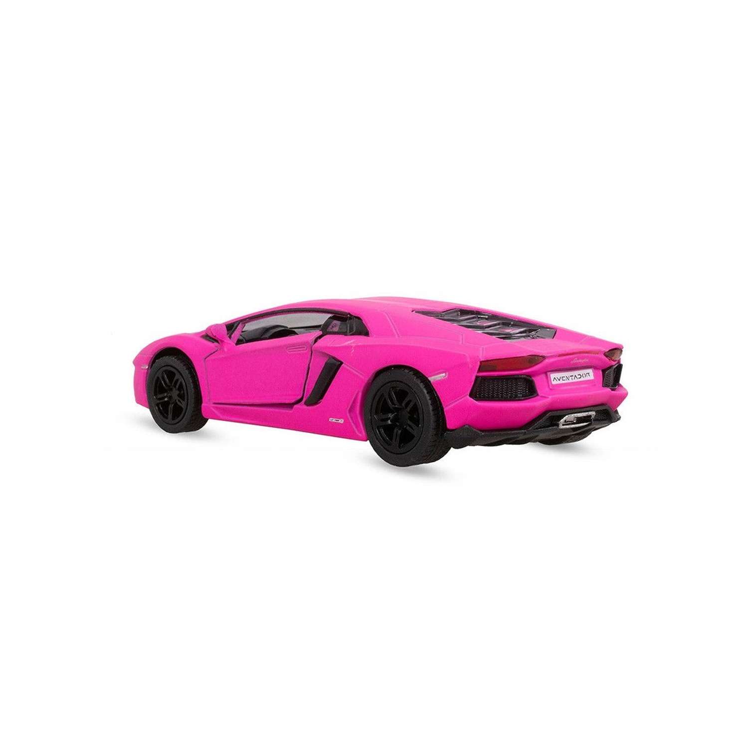 Модель KINSMART Ламборгини Aventador LP 700-4 1:38 розовая КТ5355/2 - фото 2