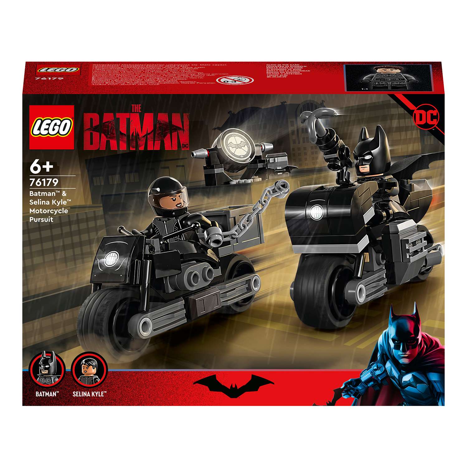 Конструктор LEGO Super Heroes Бэтмен и Селина Кайл погоня на мотоцикле 76179 - фото 2