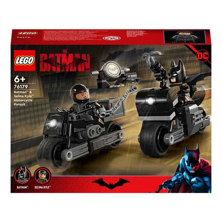 Конструктор LEGO Super Heroes Бэтмен и Селина Кайл погоня на мотоцикле 76179