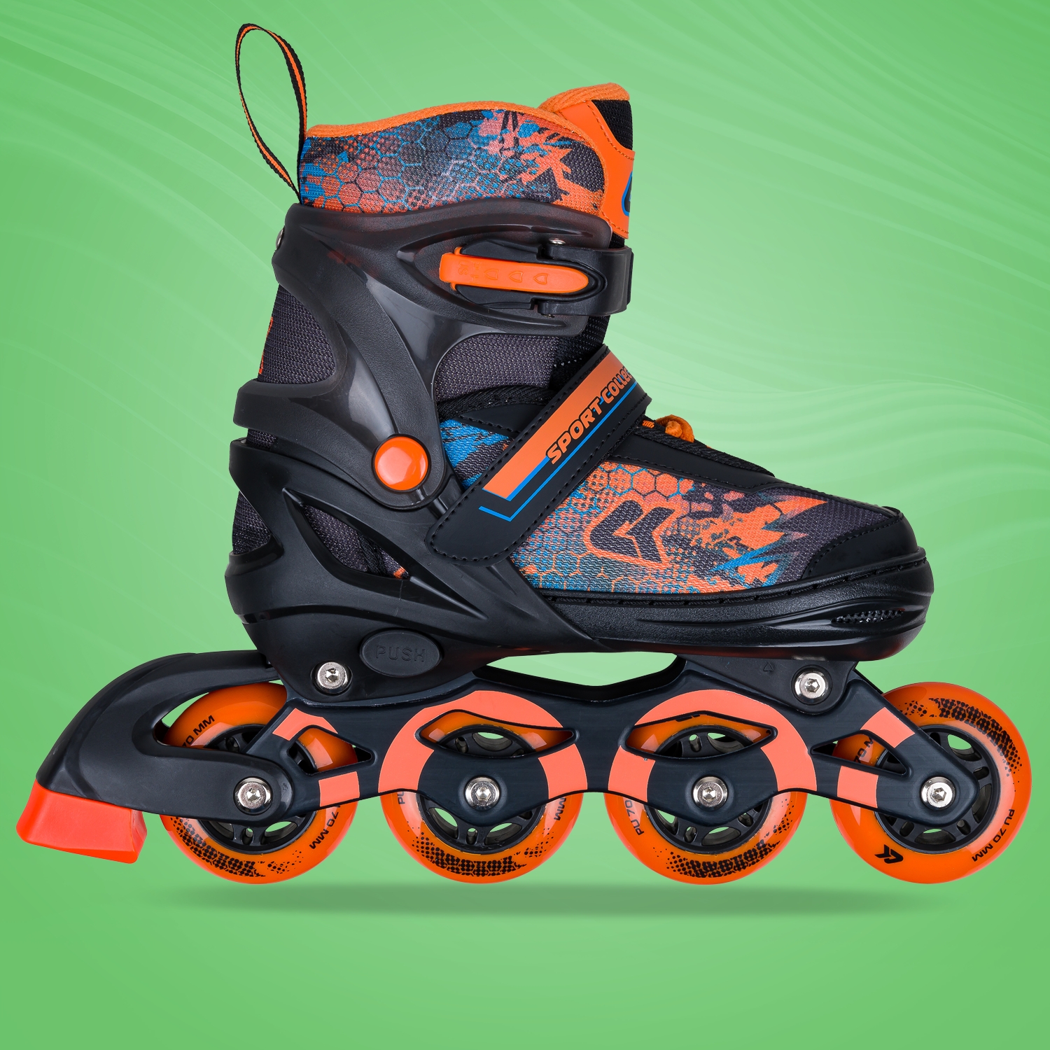 Раздвижные роликовые коньки Sport Collection CK-SK-A310-2 Orange M (33-36) - фото 8