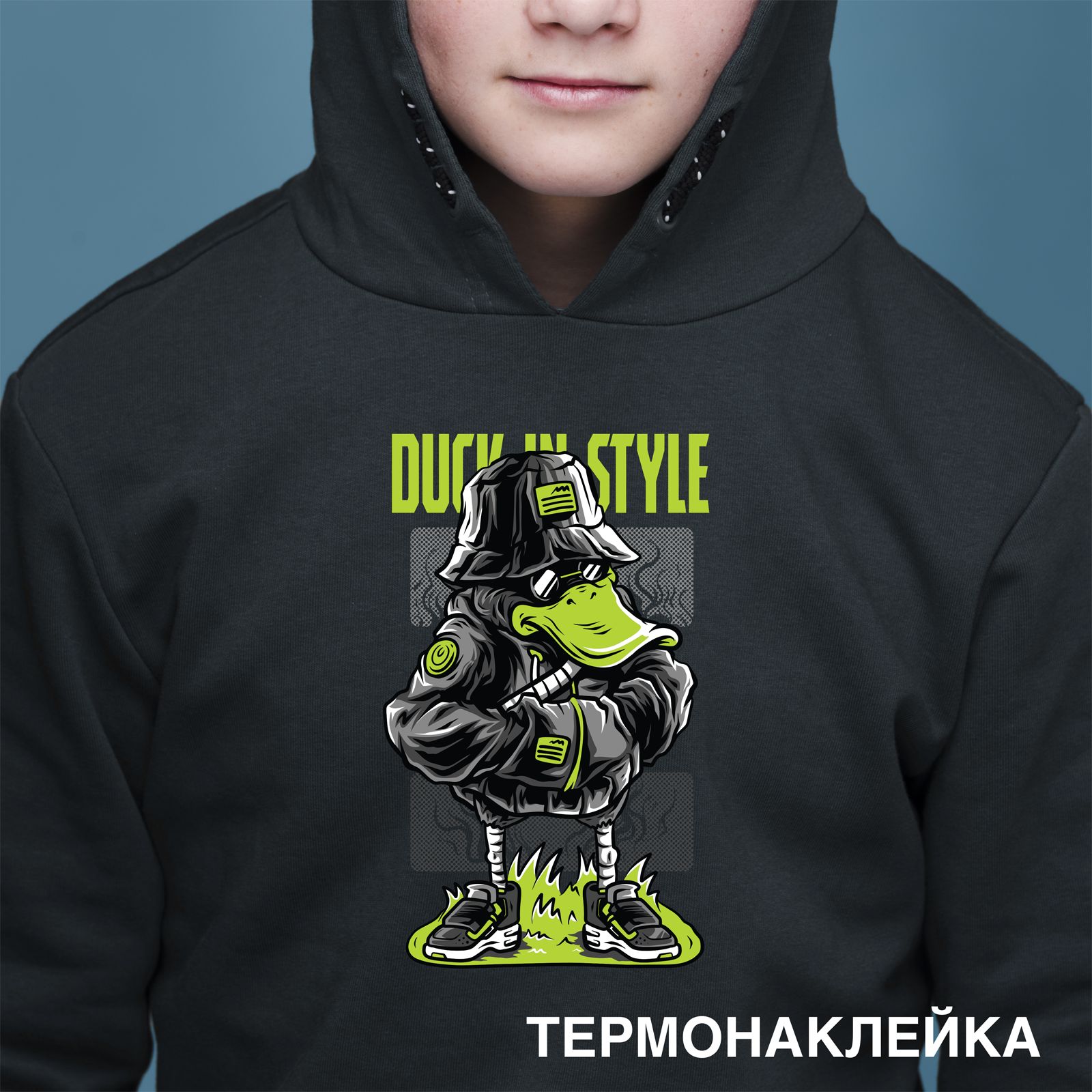 Термонаклейка для текстиля deVENTE Cool duck - фото 1