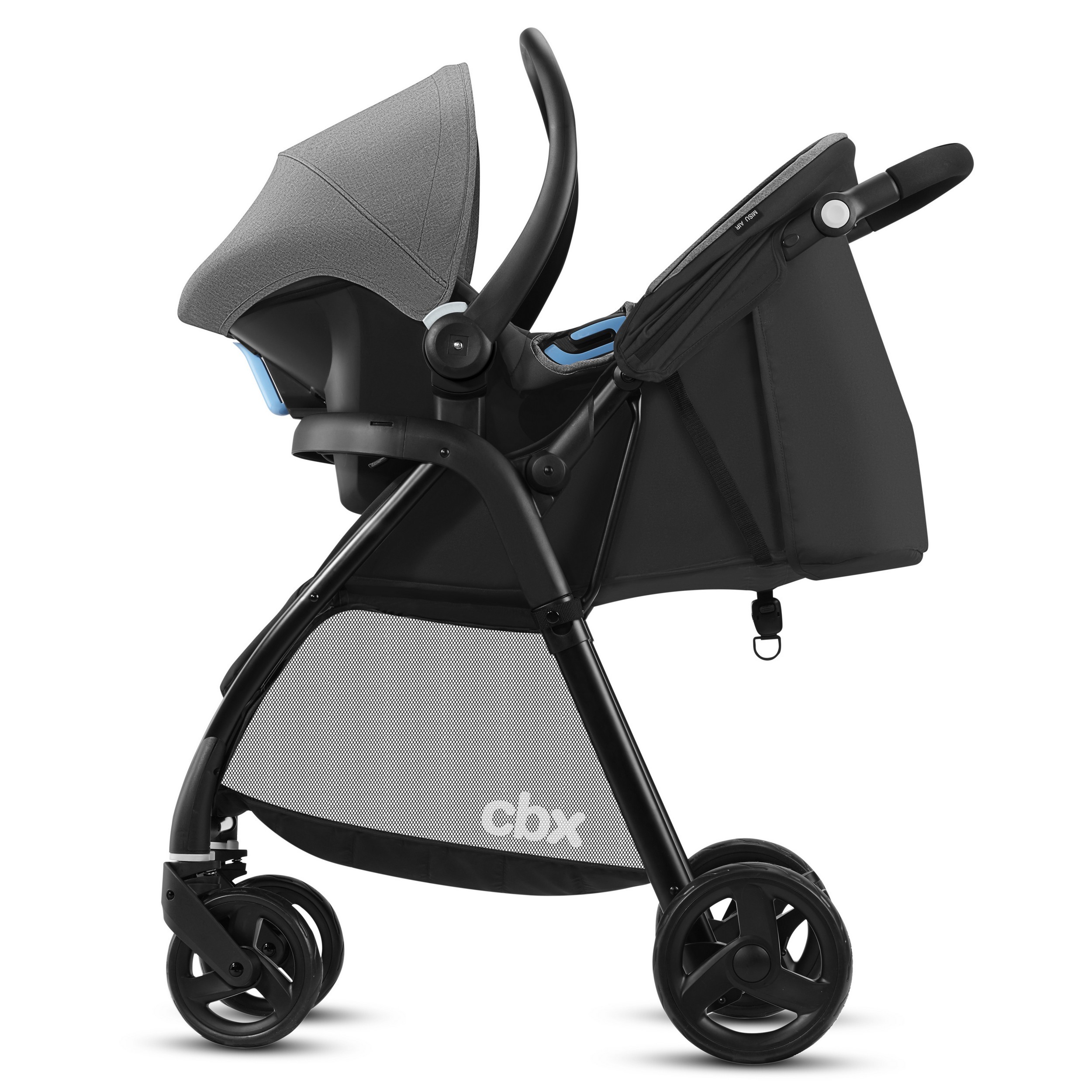 Коляска прогулочная CBX Misu Air Comfy Grey - фото 3