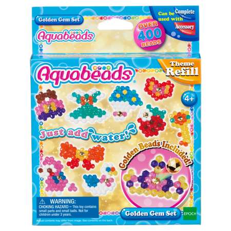 Аквамозаика Aquabeads Золотые украшения