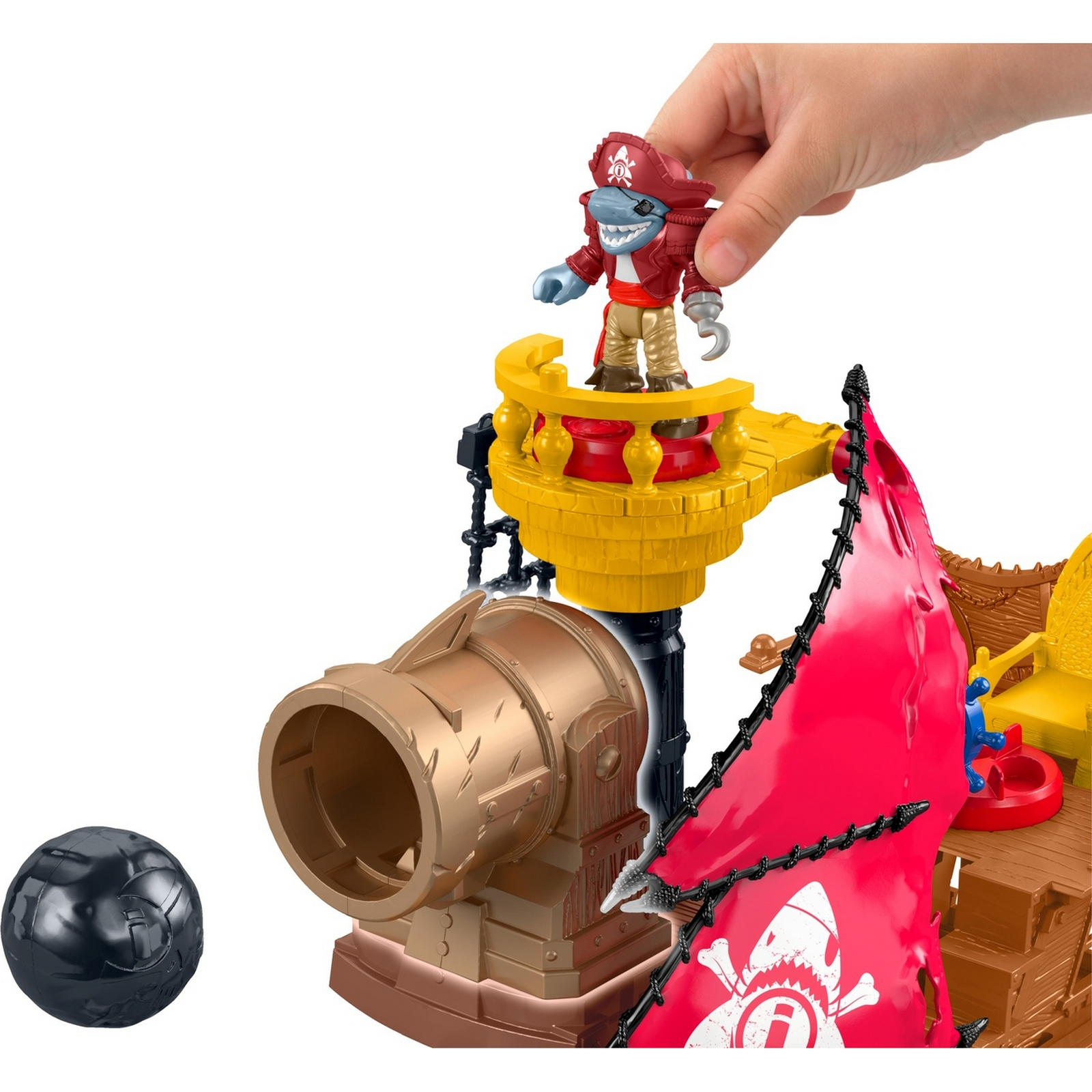 Набор игровой IMAGINEXT Пиратский корабль Акула DHH61 - фото 26