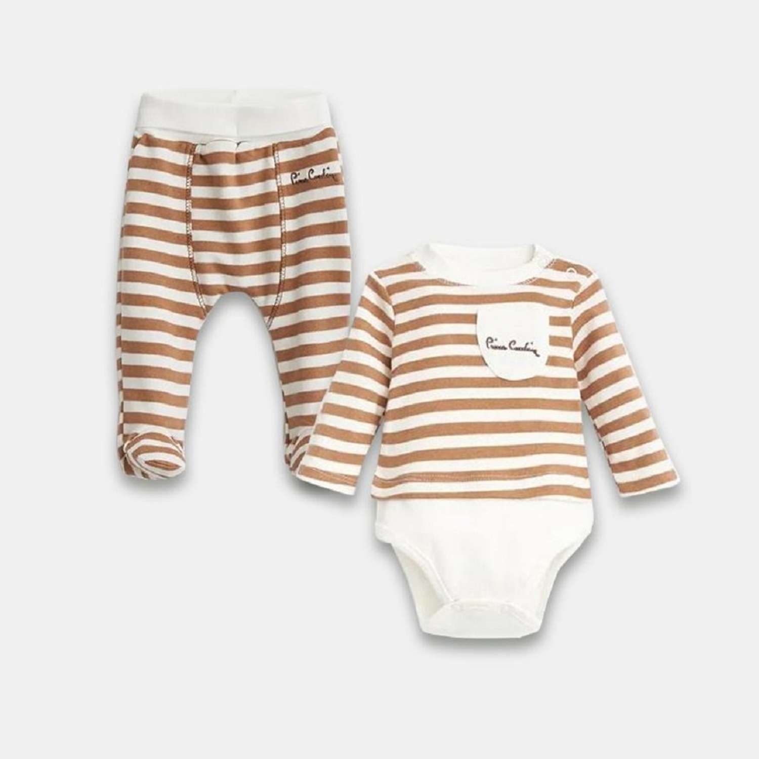 Комплект Pierre Cardin baby цвет бежевый страна производства Турция  160476_3 купить по цене 2912 ₽ в интернет-магазине Детский мир