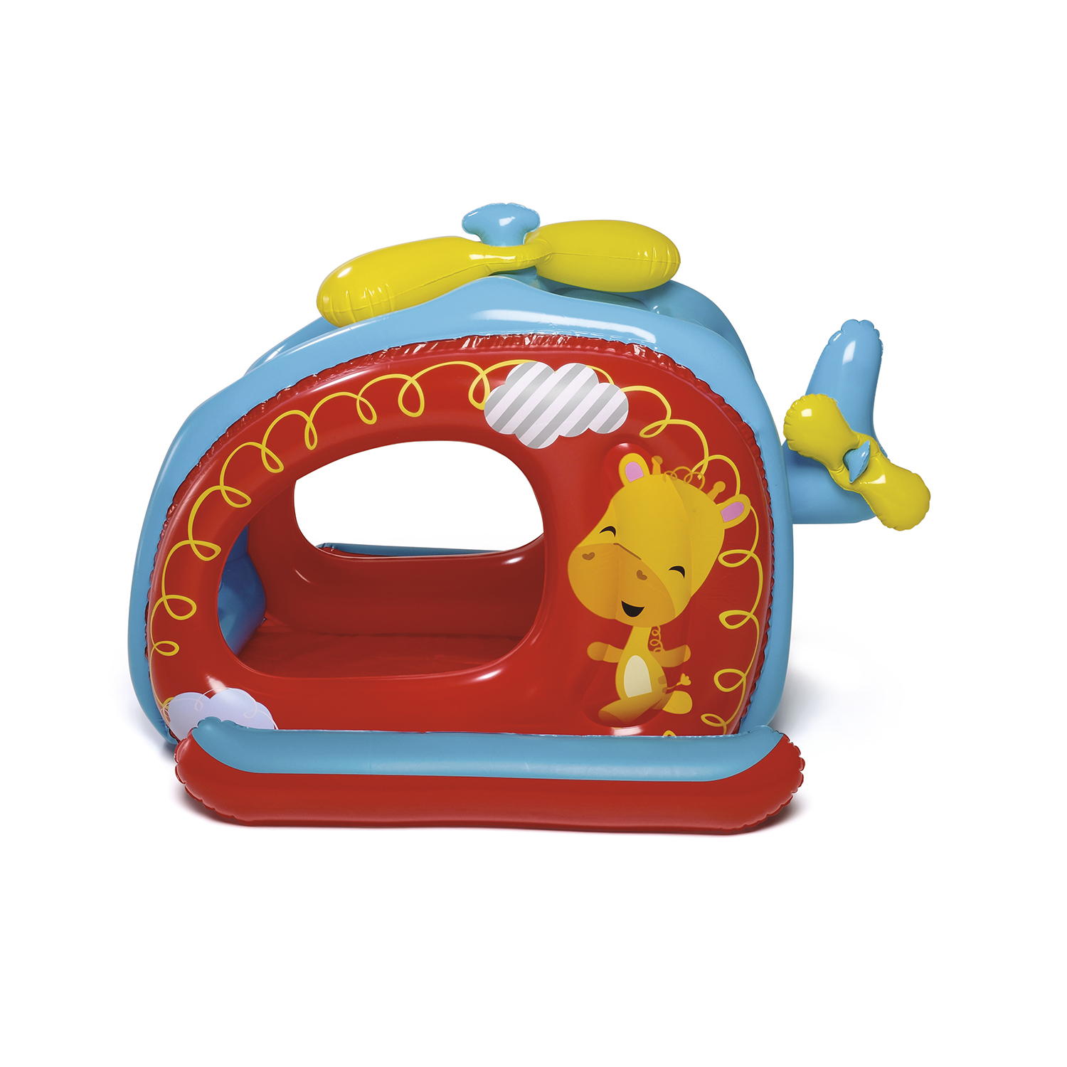 Центр игровой Bestway Fisher Price Вертолет с шариками 93502 - фото 4