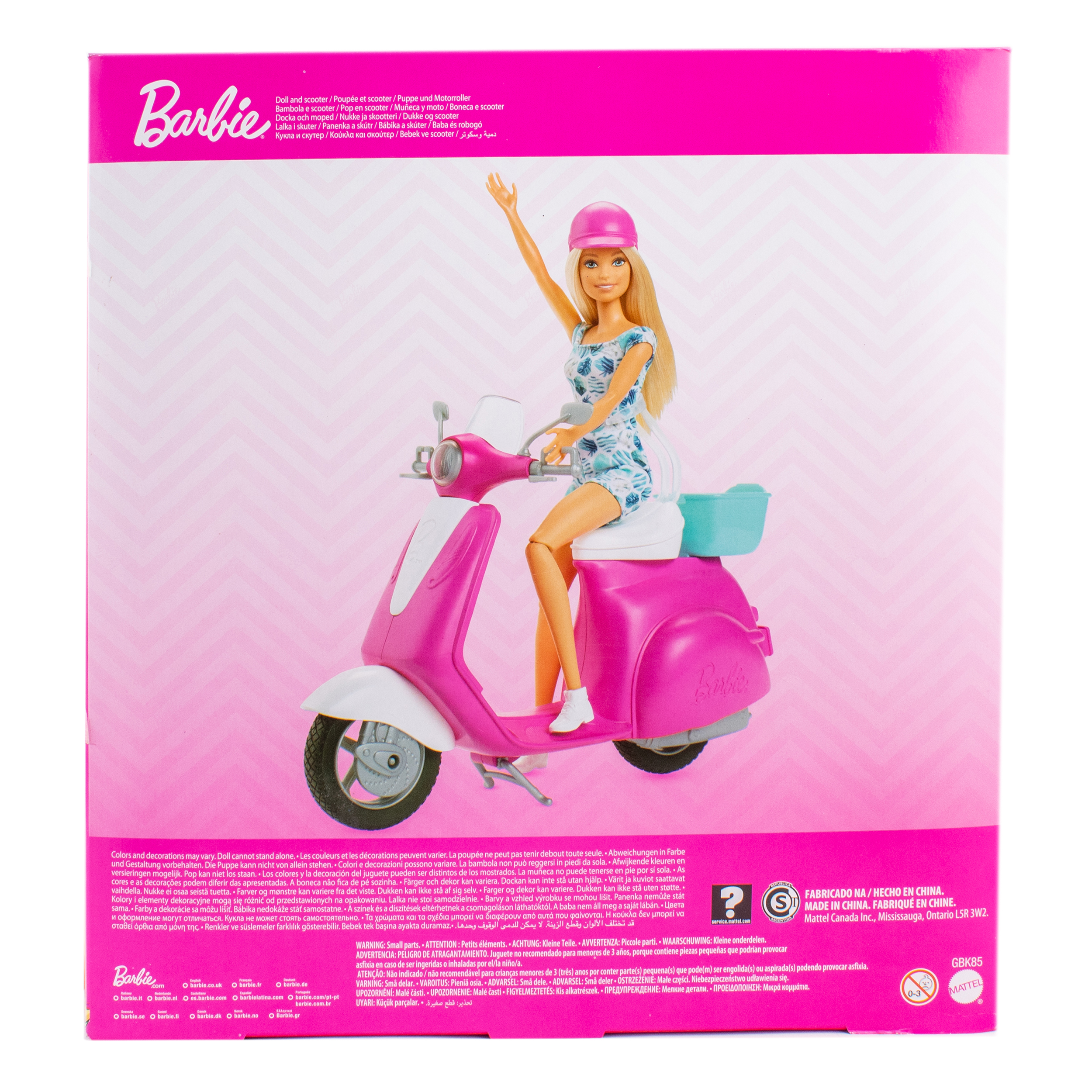 Набор игровой Mattel Barbie Блондинка на скутере GBK85 - фото 13