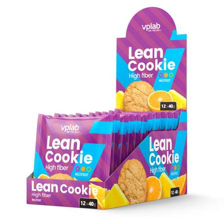 Печенье VPLAB Lean cookie мультифрукты 40г