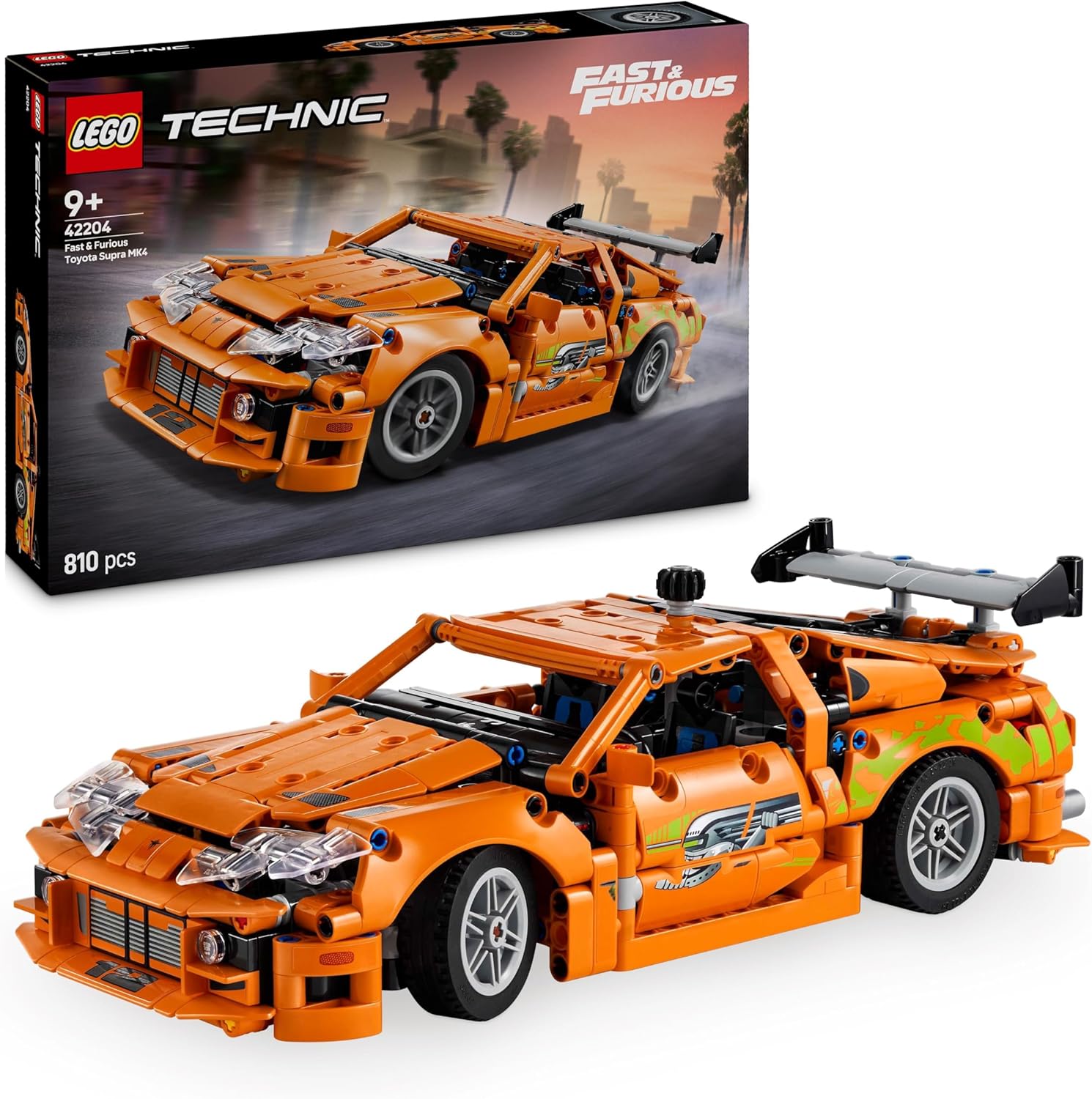 Конструктор LEGO Форсаж Toyota Supra MK4 42204 - фото 1