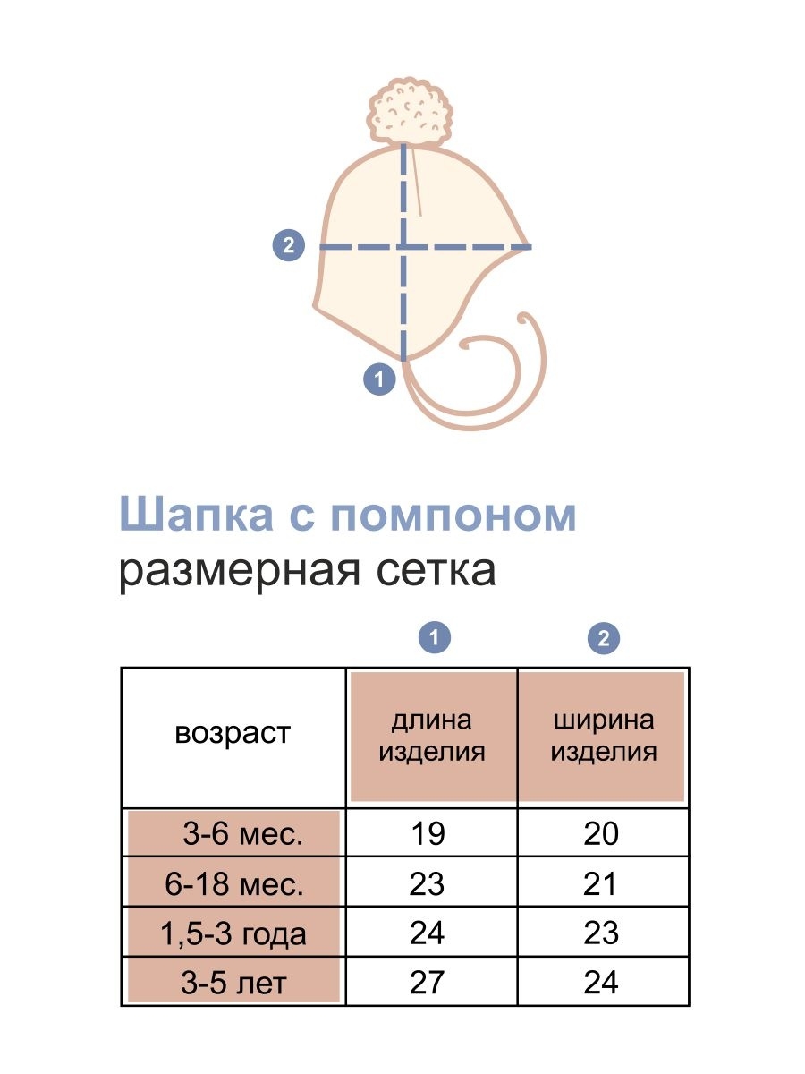 Шапка Trendyco kids ТК588/ройбуш - фото 8