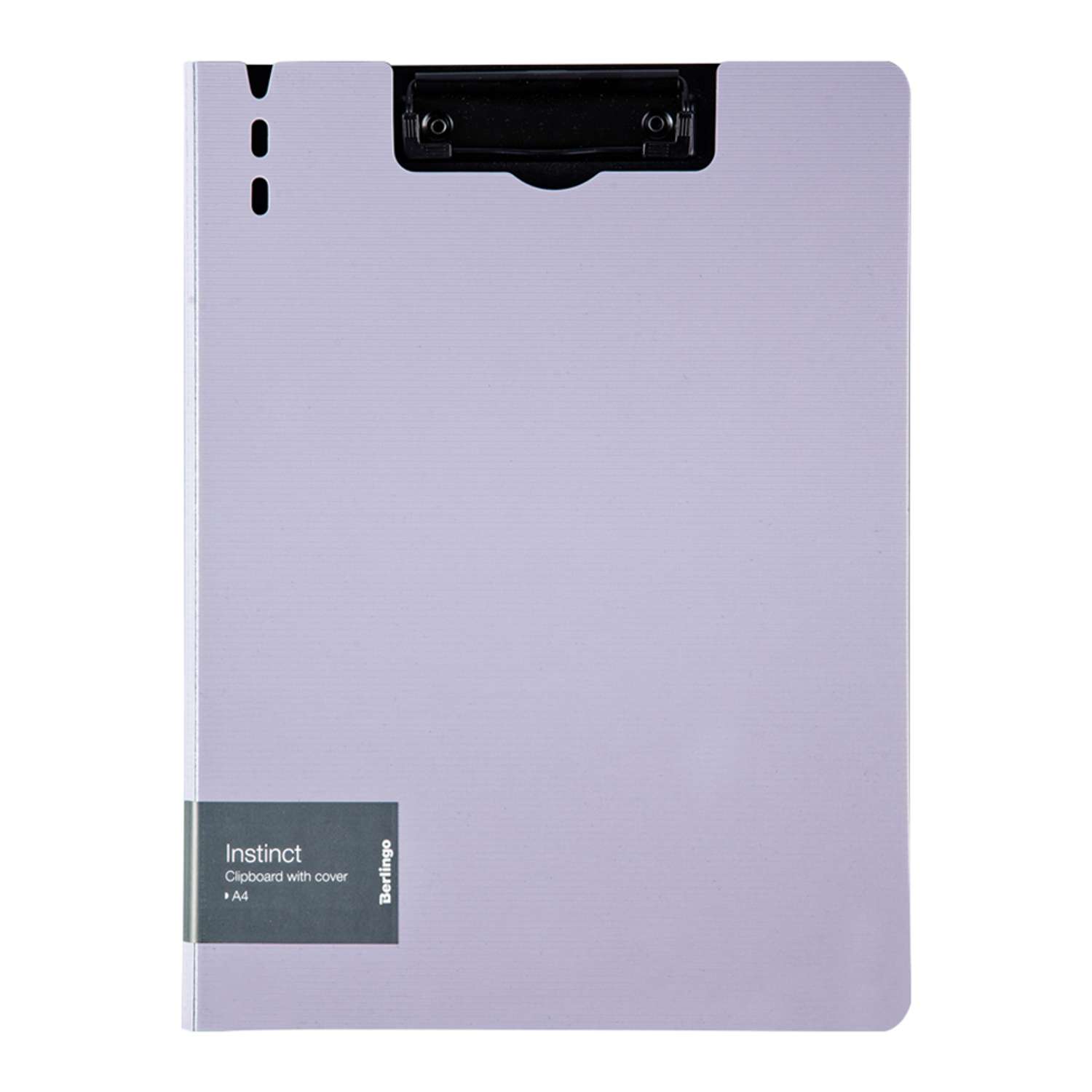 Папка-планшет с зажимом Berlingo Instinct А4 пластик лаванда/черный - фото 1