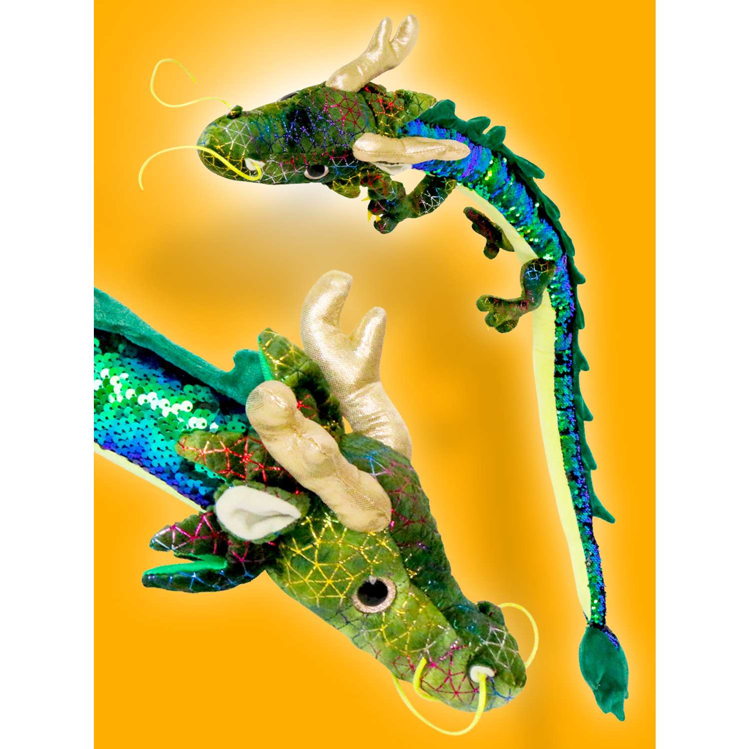 Игрушка мягкая Bebelot Большой китайский дракон 139 см - фото 3
