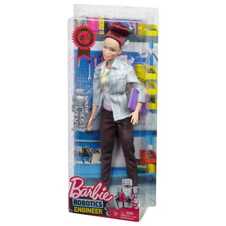 Кукла Barbie Робототехник Крашеная в бордо FRM12