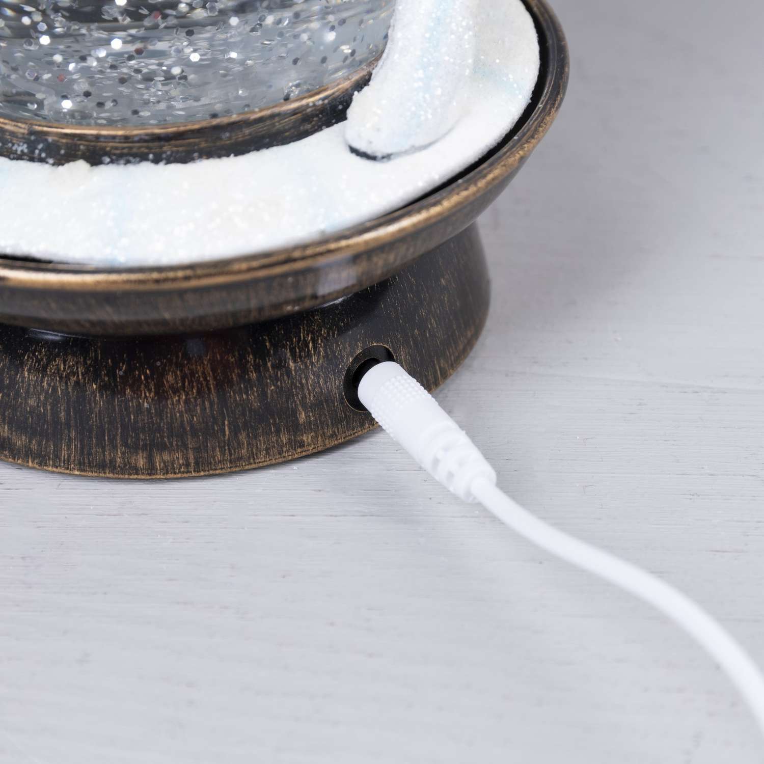 Светодиодная фигура Sima-Land «Свеча со снеговиками» батарейки не в комплекте USB свечение тёплое белое - фото 4