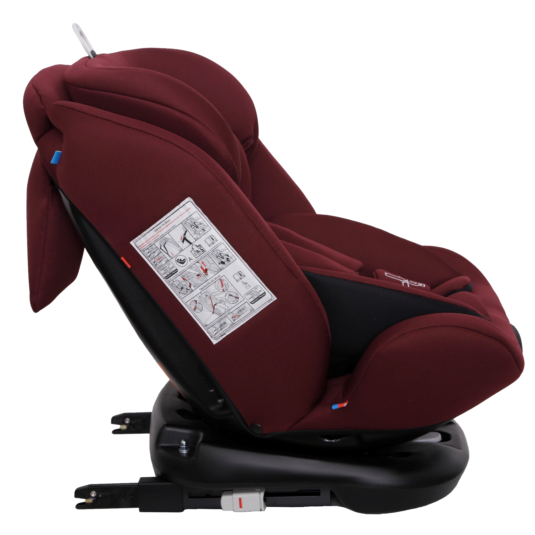 Детское автокресло Еду-Еду KS 360 ISOFIX гр.0+/I/II/III серия Level One bordo - фото 6