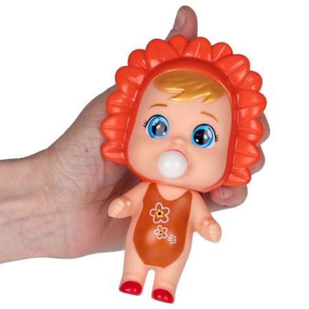 Игрушка-антистресс тянучка 1TOY Bubble Gum Кукла красный