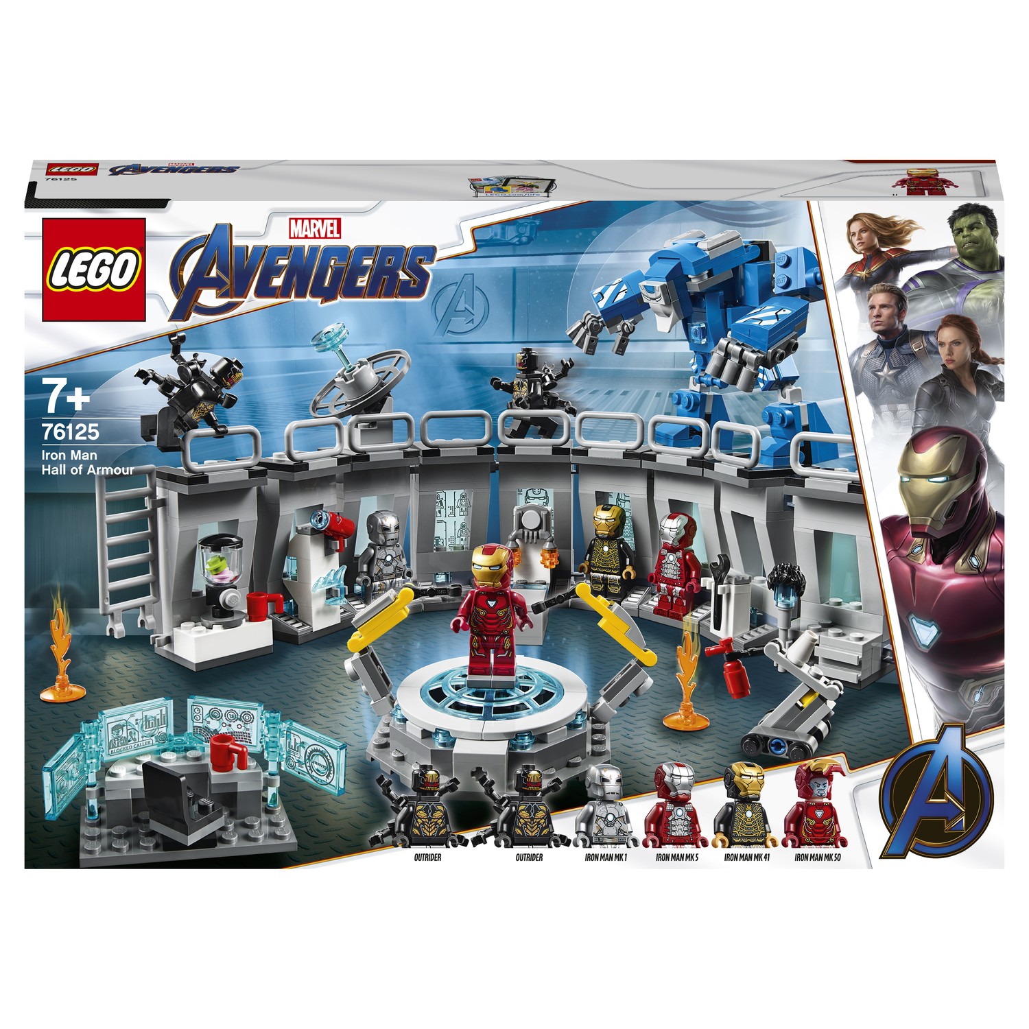 Конструктор LEGO Marvel Super Heroes Лаборатория Железного человека 76125  купить по цене 3399 ₽ в интернет-магазине Детский мир