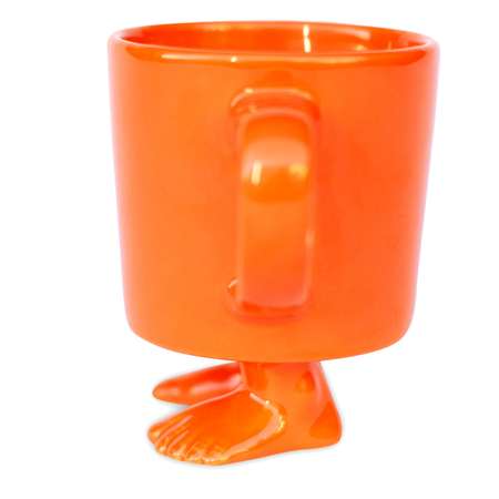 Кружка Efeet Collection на ножках оранжевая