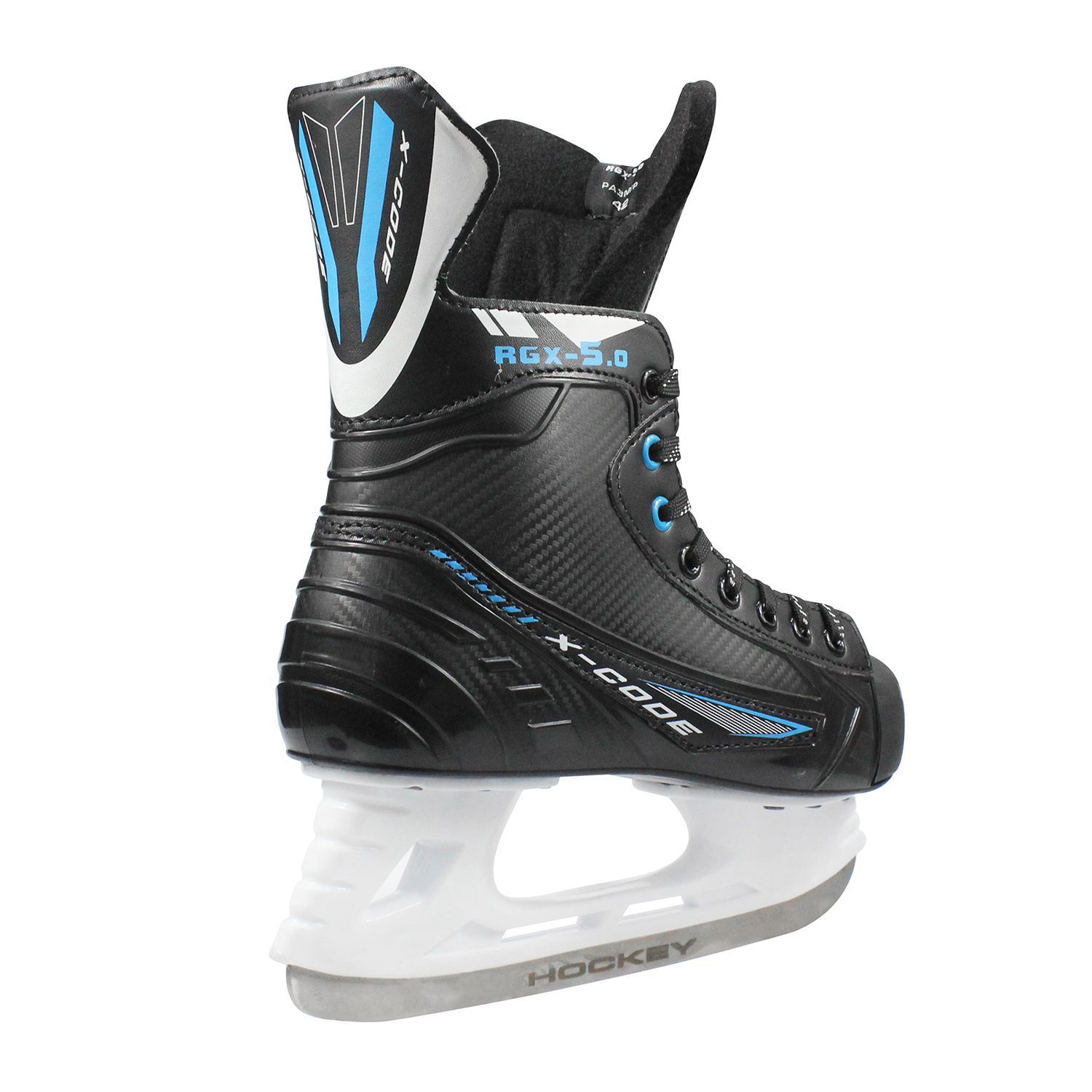 Хоккейные коньки RGX RGX-5.0 X-Code Blue 44 - фото 8