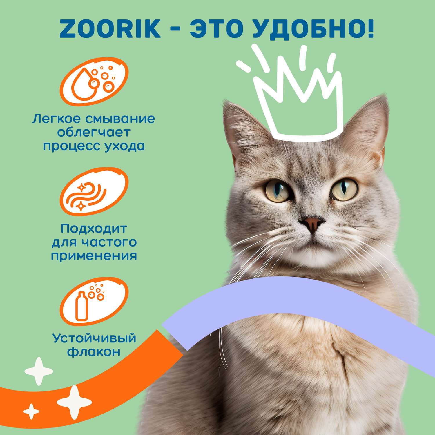 Кондиционер для собак и кошек ZOORIK гипоаллергенный 500 мл - фото 5