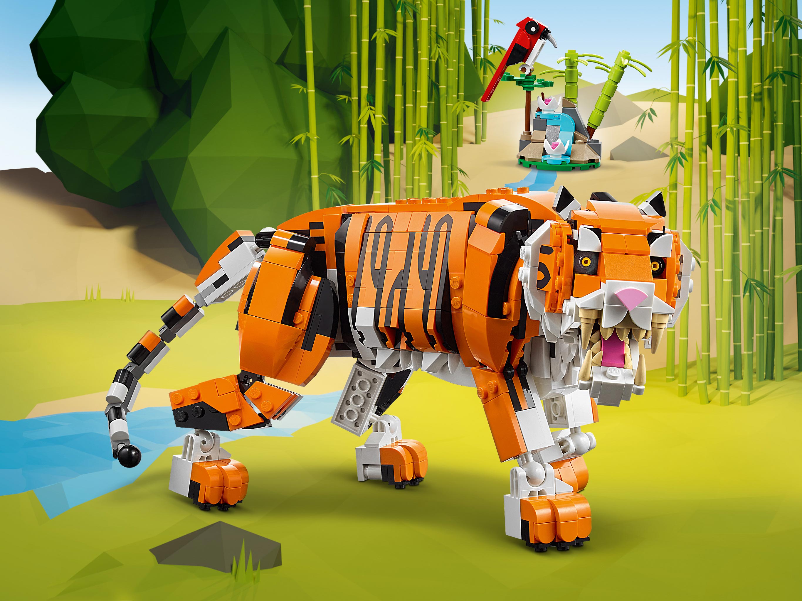 Конструктор LEGO Creator Величественный тигр блочный - фото 2