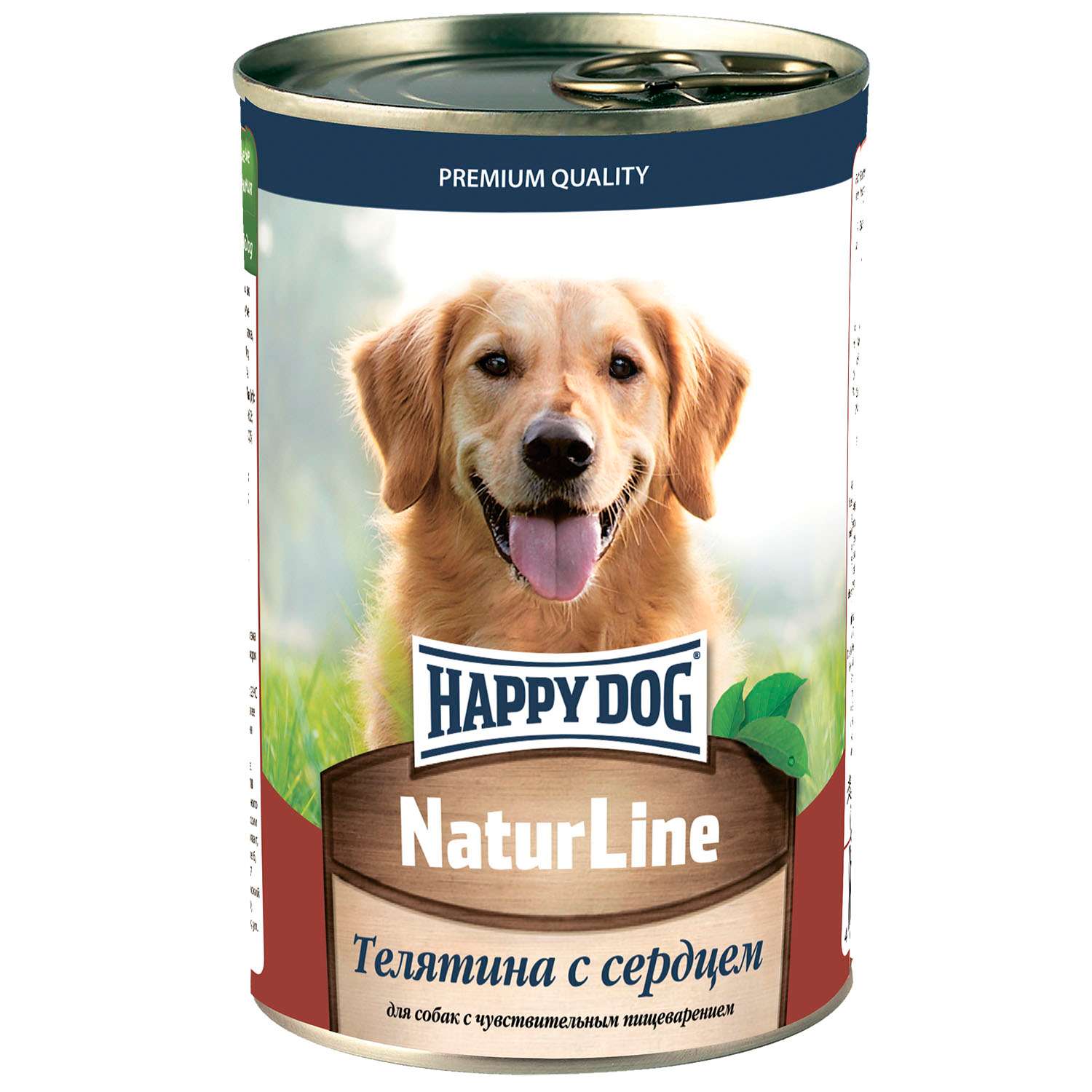 Корм для собак Happy Dog телятина с сердцем 410г - фото 1