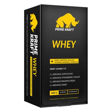 Протеин сывороточный Prime Kraft Whey combo №2 30г*20шт