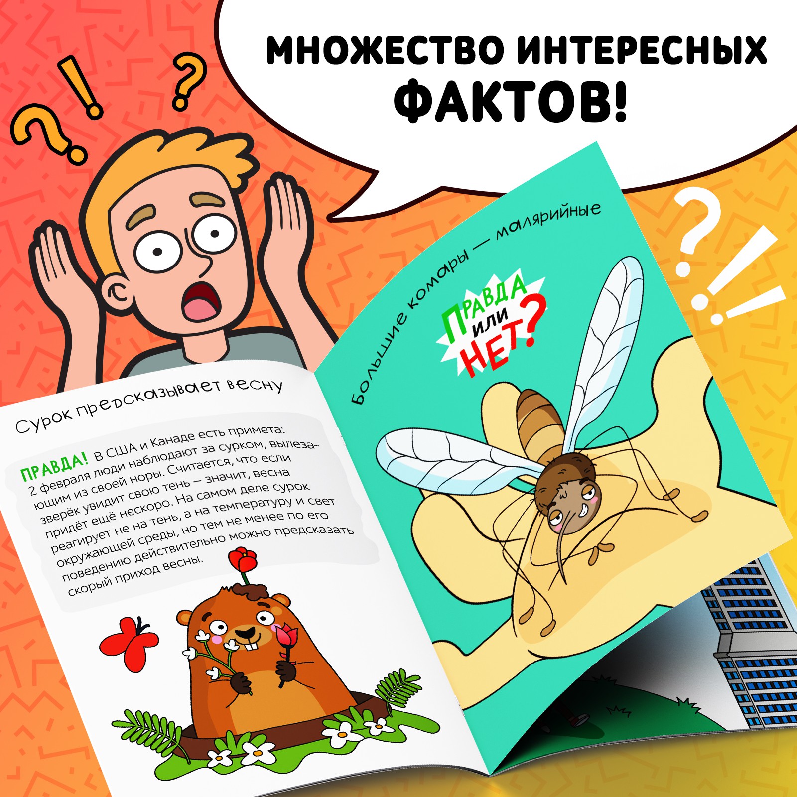 Набор обучающих книг Буква-ленд «Правда или нет?» 8 шт по 44 стр - фото 4