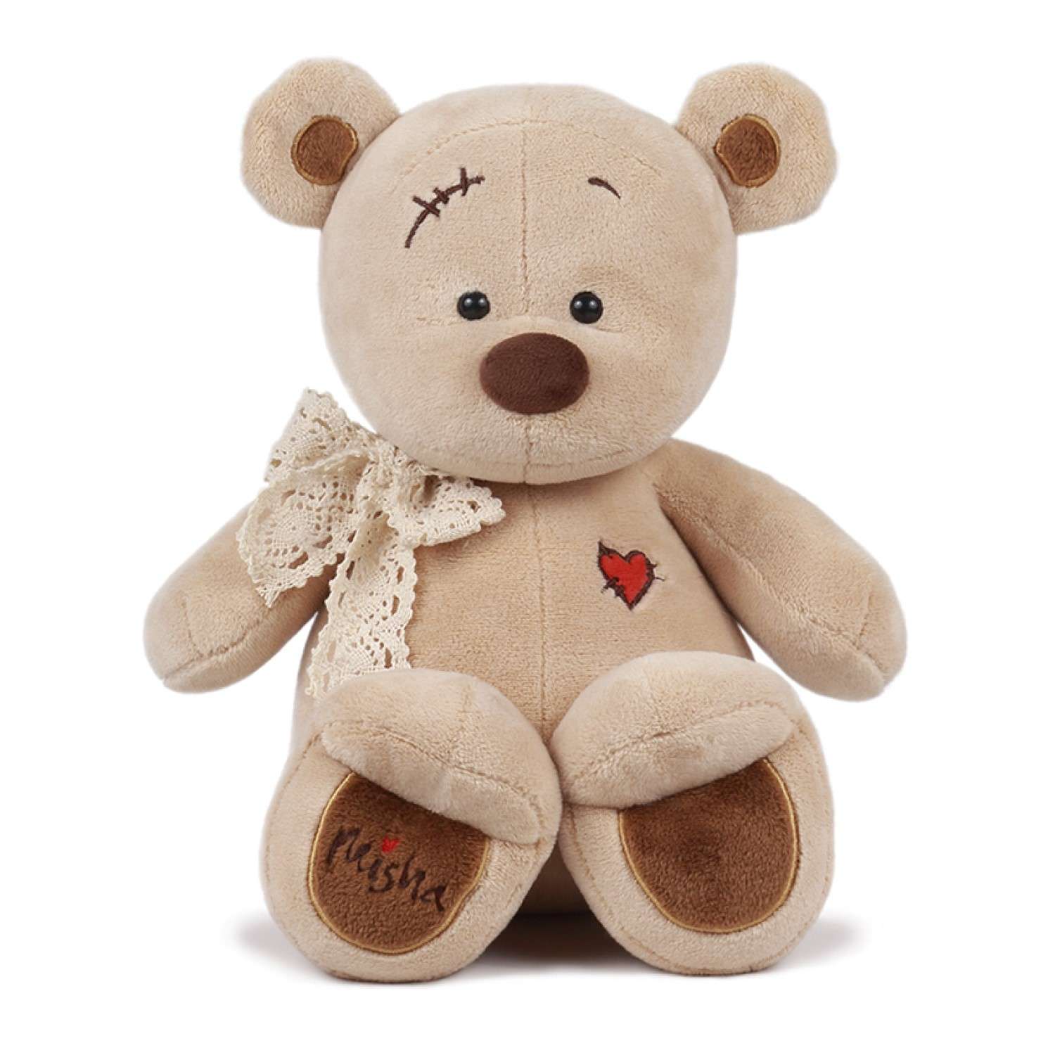 Мягкая игрушка KULT of toys плюшевый медведь в подарочной коробке misha подарок для девочки 30 см - фото 1