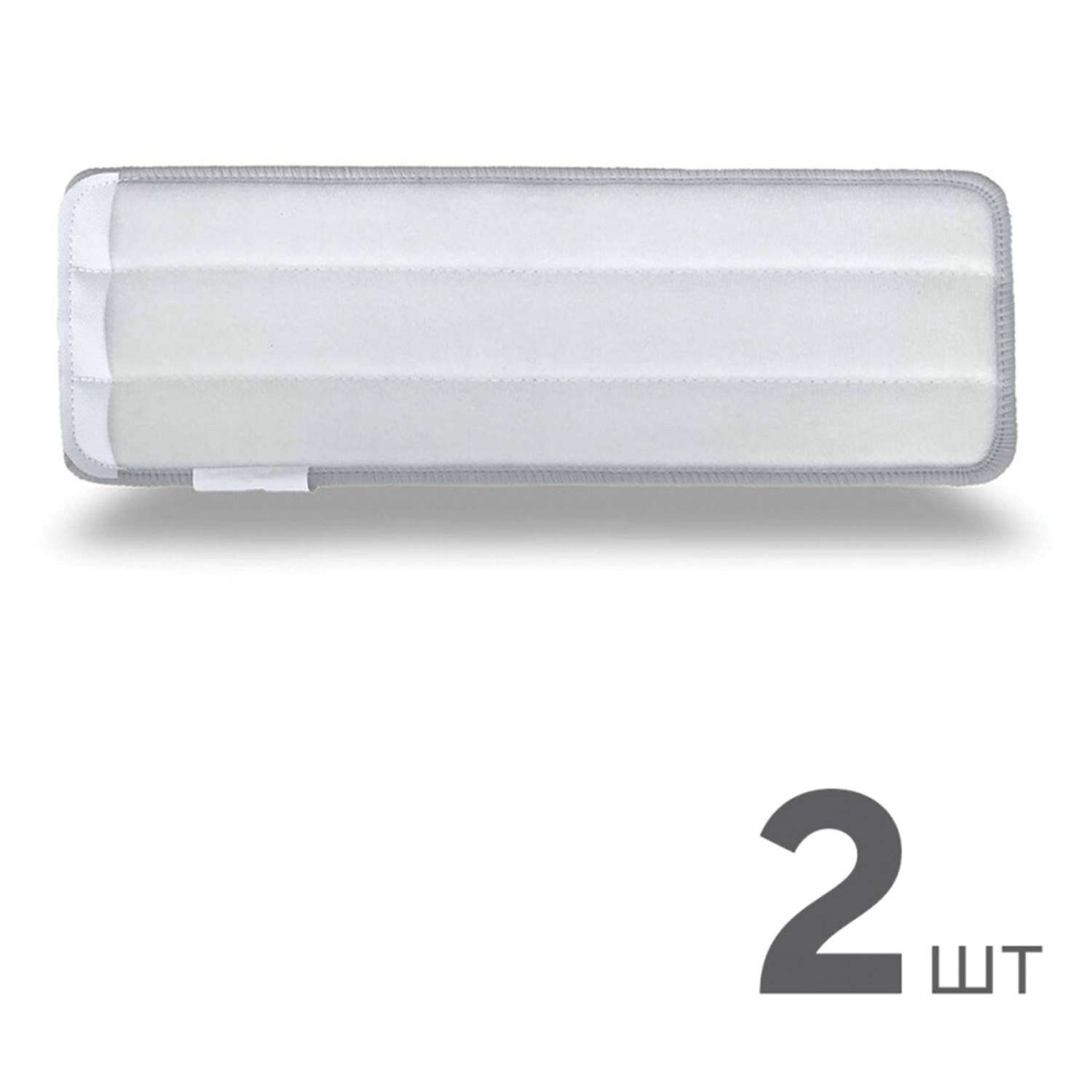 Сменная насадка Лайма для швабры для мытья пола плоская из микрофибры 2 шт - фото 17