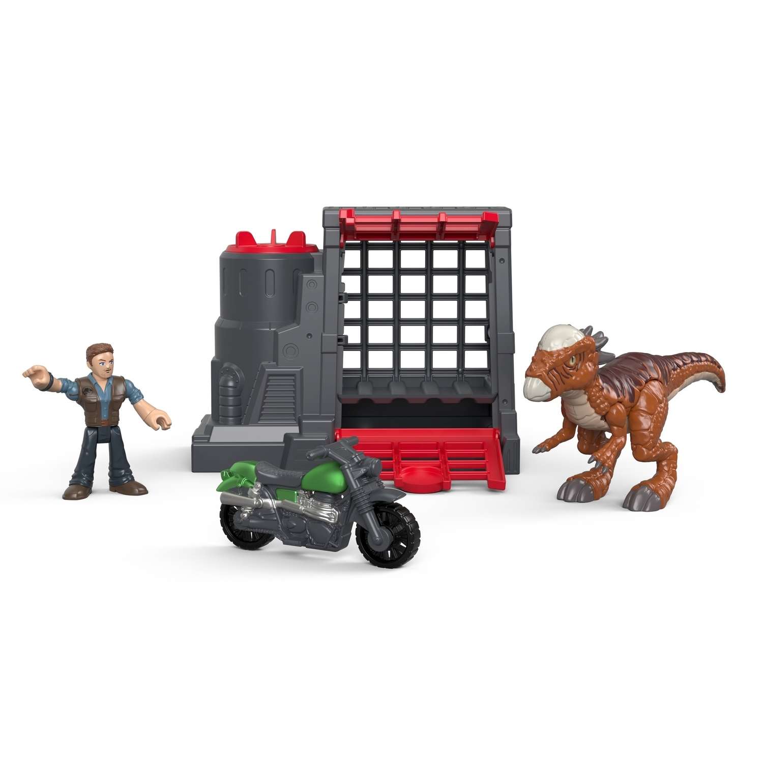 Фигурка IMAGINEXT Jurassic World Стигимолох и Оуэн FMX90 - фото 4