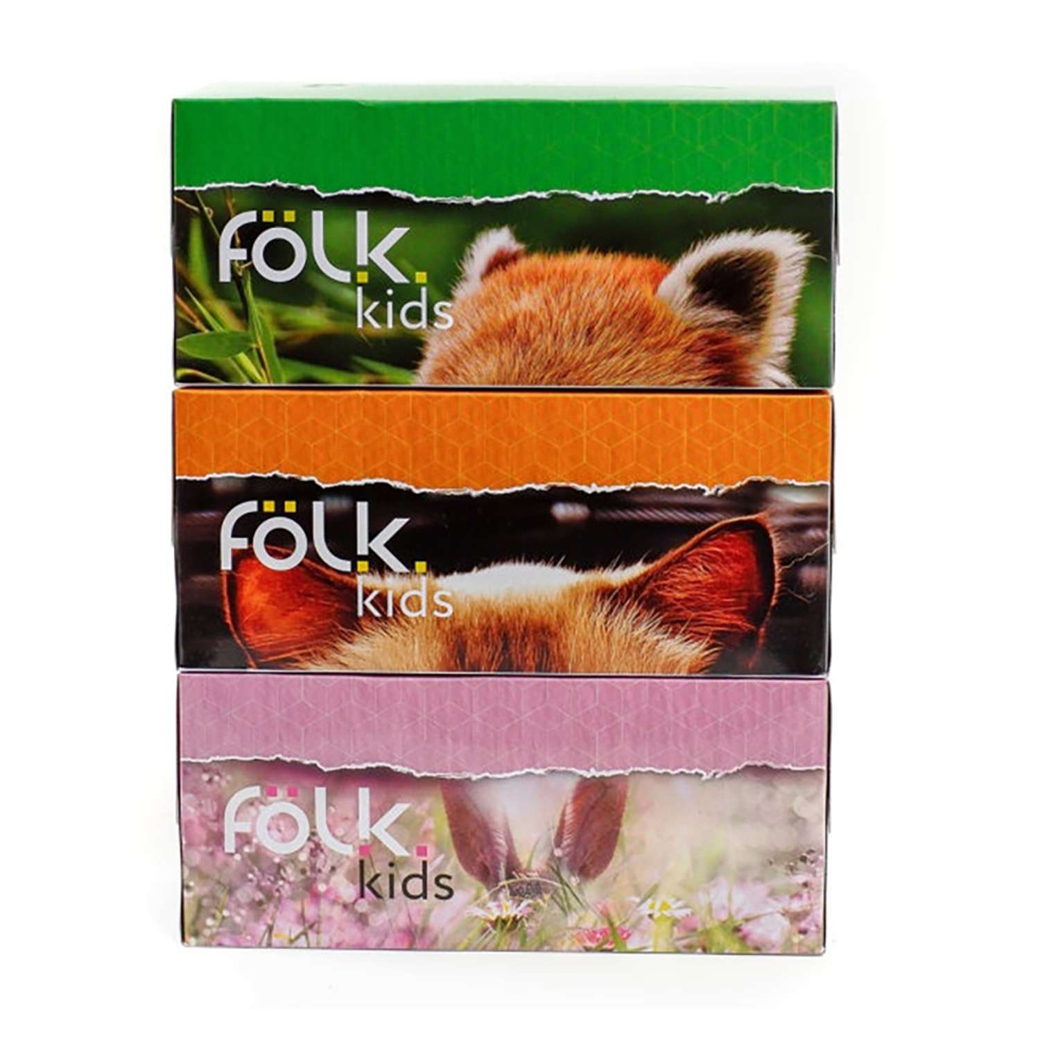 Набор бумажных салфеток Folk из 3-х упаковок по 180 штук - фото 2