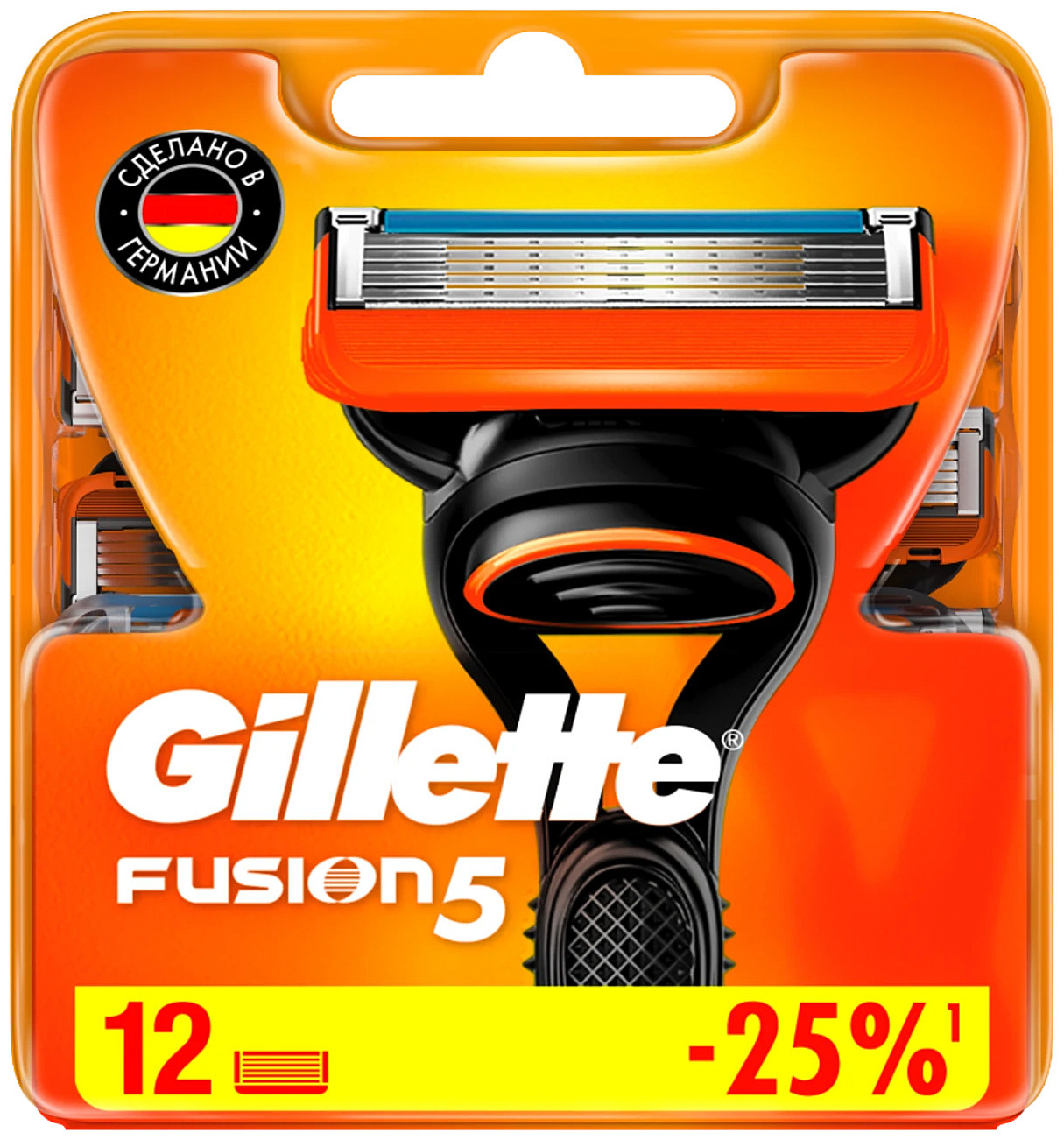 Сменные кассеты GILLETTE Fusion5-12 - фото 1