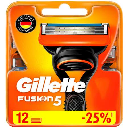 Сменные кассеты GILLETTE Fusion5-12