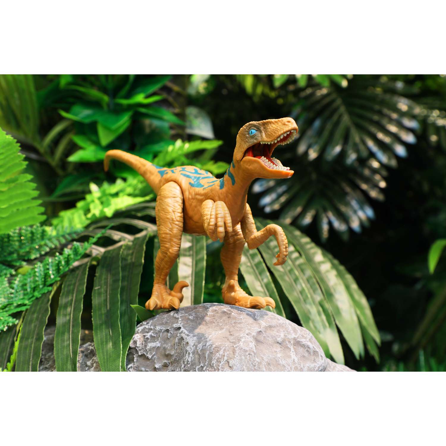 Фигурка динозавра Dinos Unleashed Раптор со звуковыми эффектами - фото 4