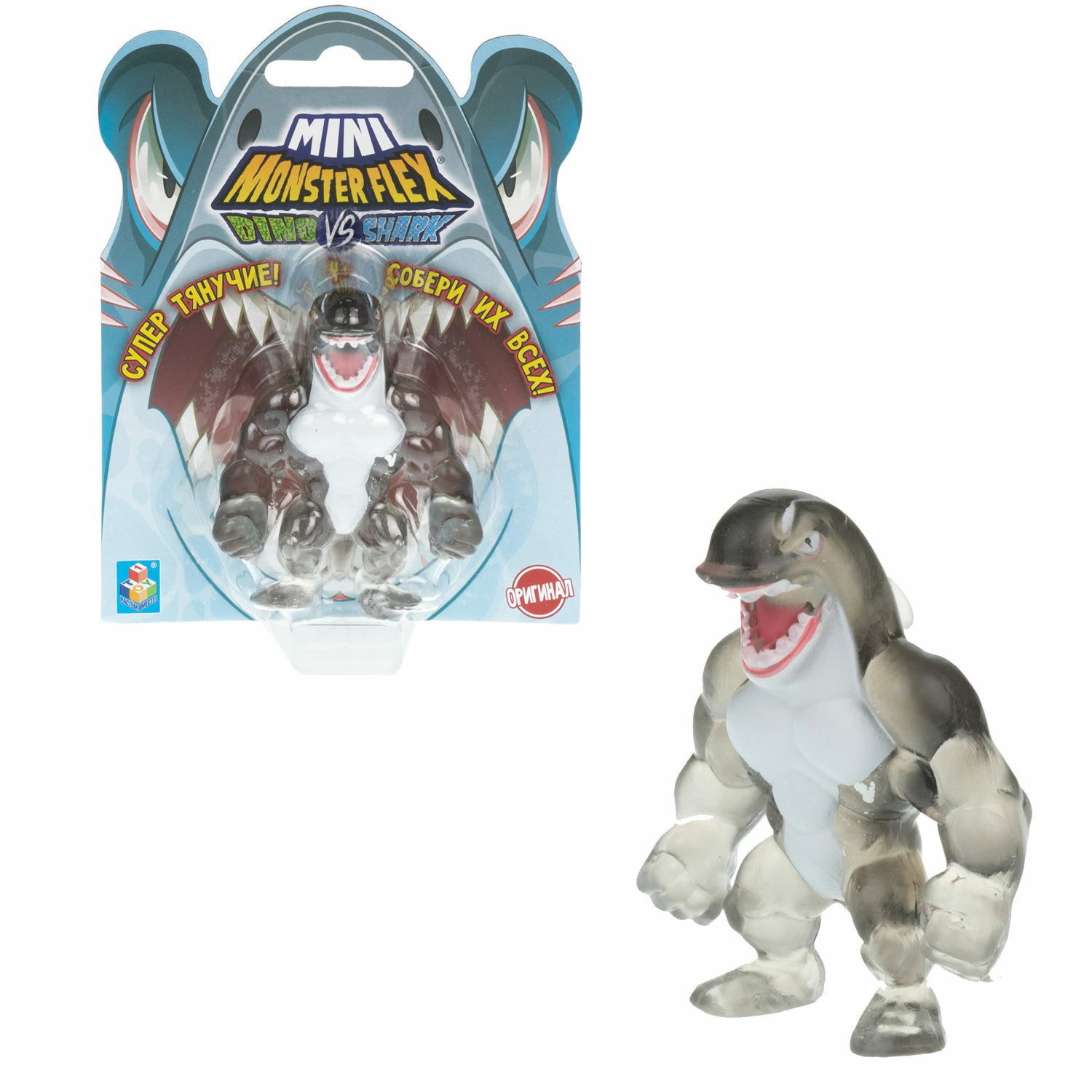 Игрушка-антистресс Monster flex mini dino и shark Орк-кит 7см купить по  цене 516 ₽ в интернет-магазине Детский мир