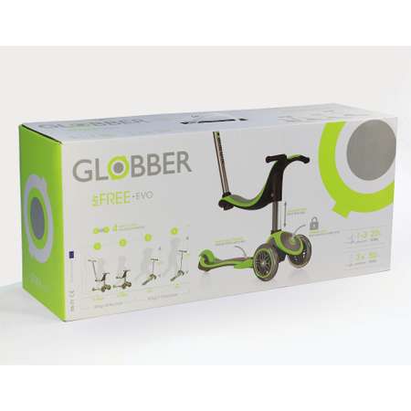 Самокат Globber Evo 4 в 1 Plus Зеленый 453-136