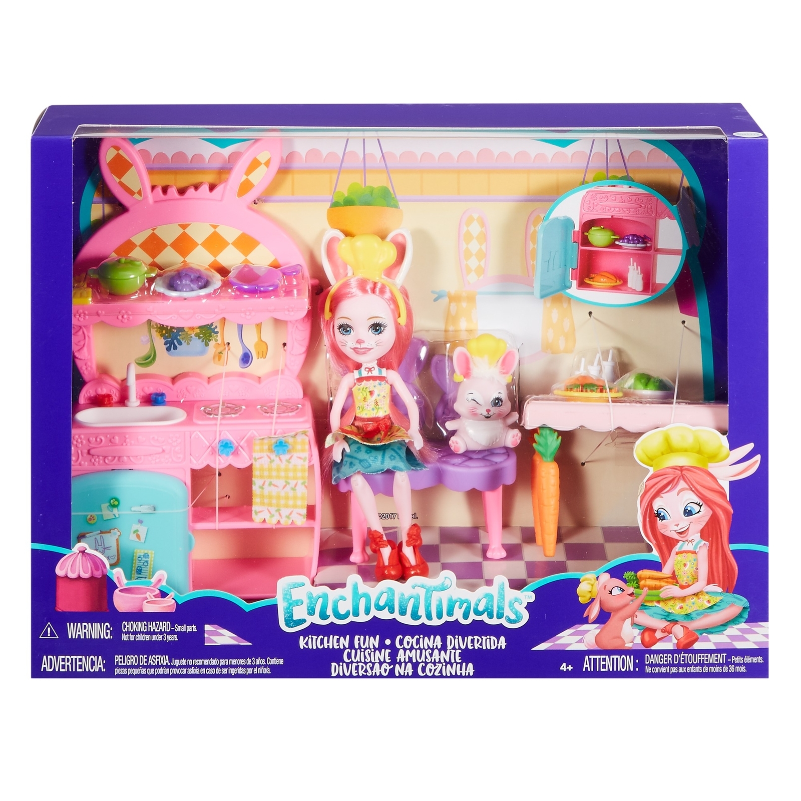 Набор игровой Enchantimals Кукла со зверюшкой Кролик Бри FRH47 купить по  цене 1299 ₽ в интернет-магазине Детский мир